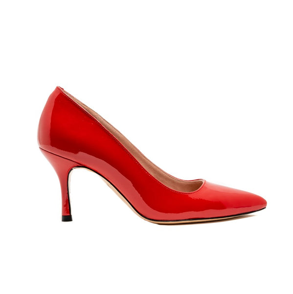 Red Patent Leather Pumps