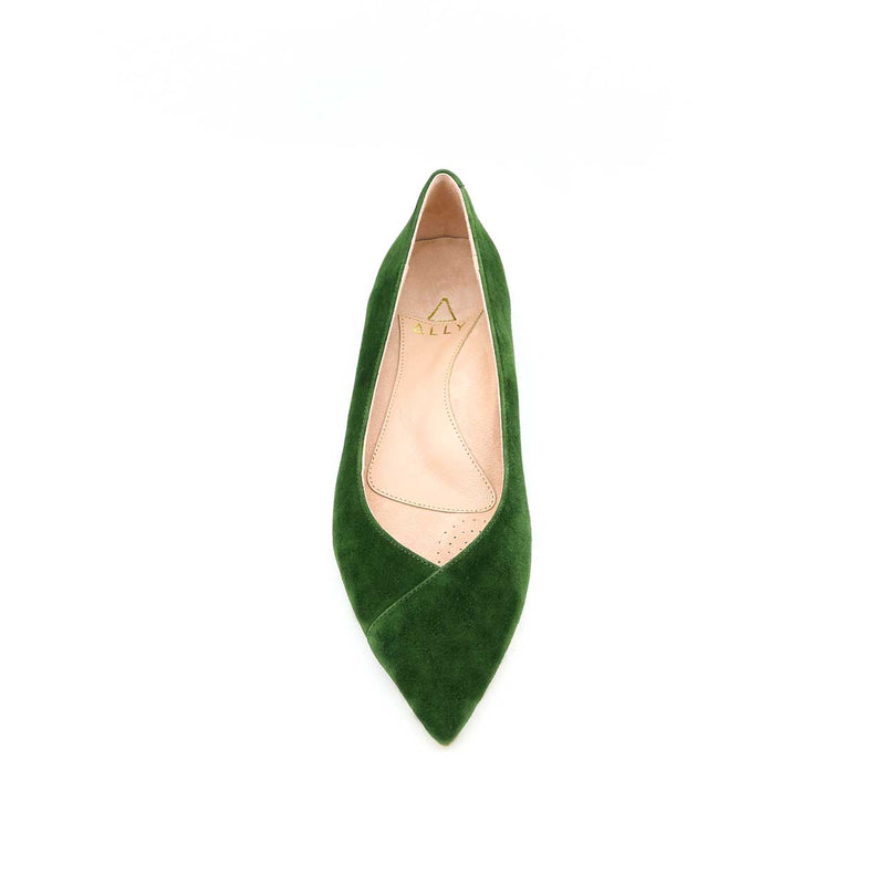 Emerald Suede Forever Flat