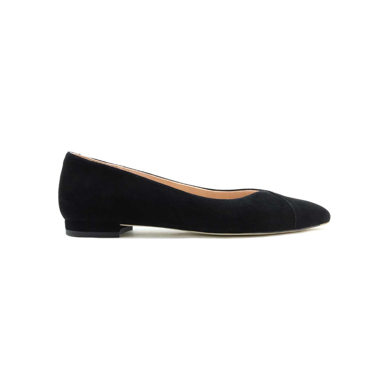 Black Suede Forever Flat Ally Shoes Black Suede Forever Flat Ally Shoes