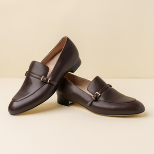 [SAMPLE] Chocolate Brown Calf Leather Loafer