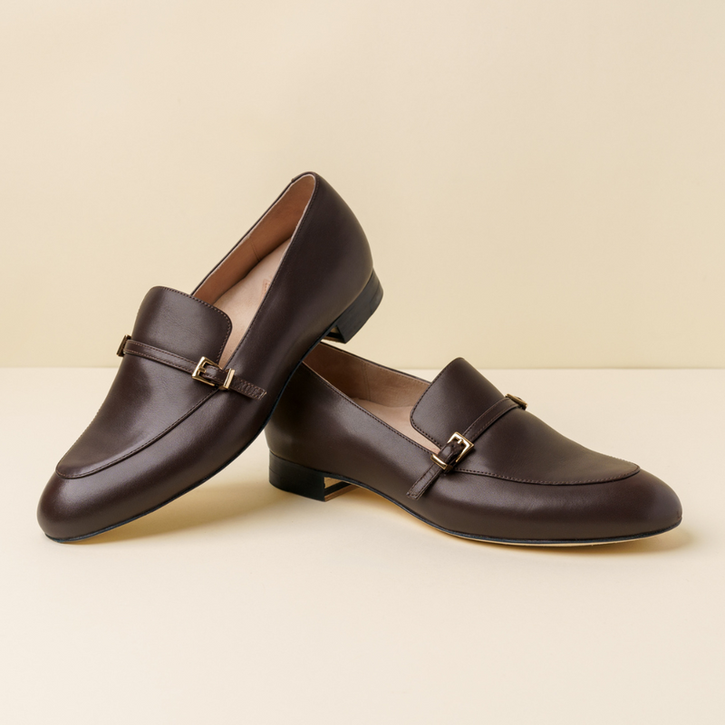 [SAMPLE] Chocolate Brown Calf Leather Loafer