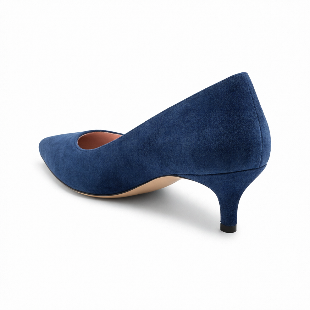 navy blue kitten heel dress shoes Noble Suede Heels for Women Women's Plus Mini Empire theyre the perfect choice Size:W36 X L34 #OnlineDoesntMeanDistant