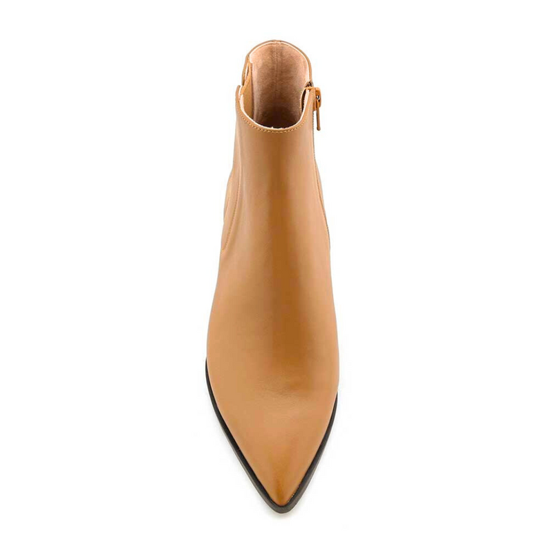 Ankle boots camel on sale