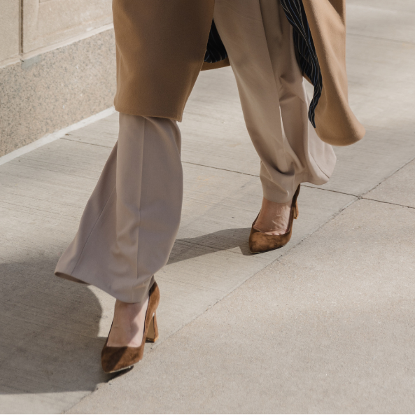 Moxie Mocha Suede Block Heel Pump