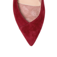 Gutsy Garnet Suede Forever Flat