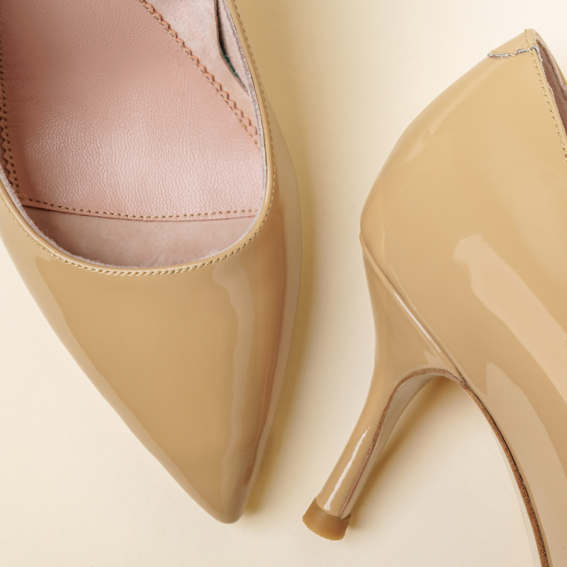 Desert Dune Patent Leather Classic Pump