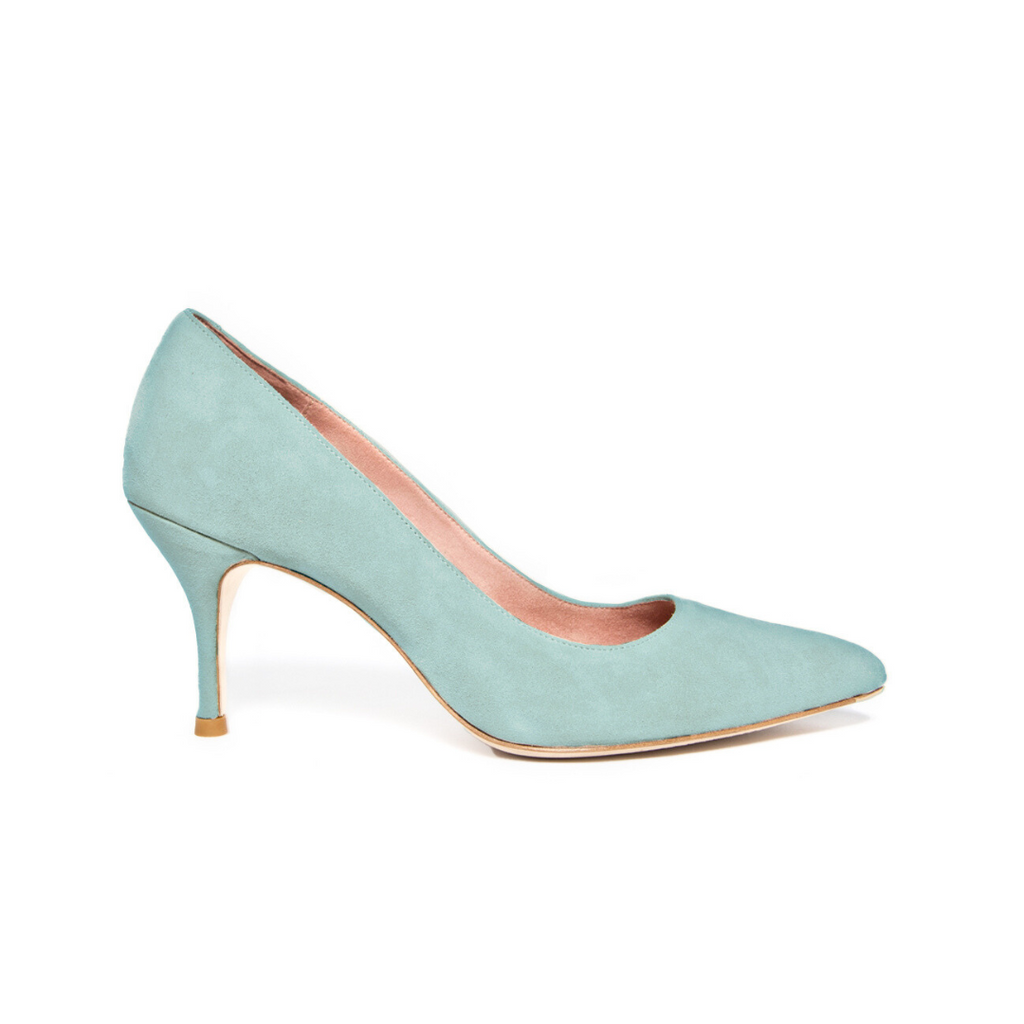 Blue Breeze Suede Classic Pump