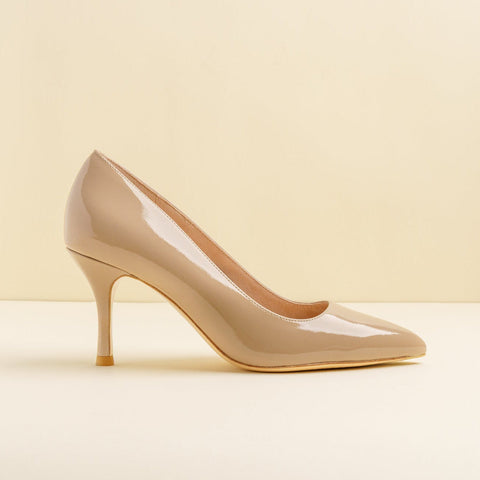 [NEW] Perfect Tan Patent Leather Pump