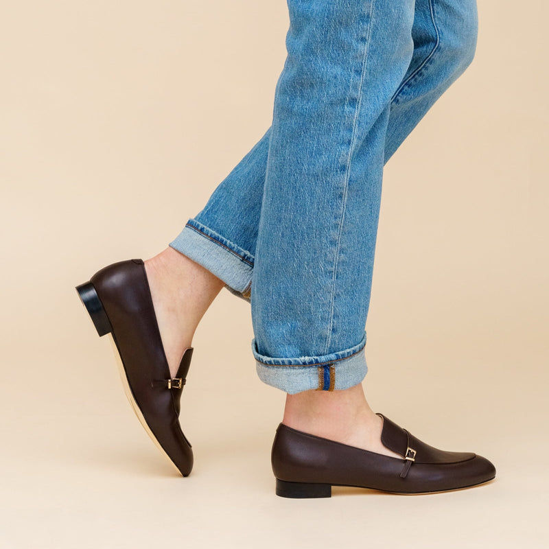 [SAMPLE] Chocolate Brown Calf Leather Loafer