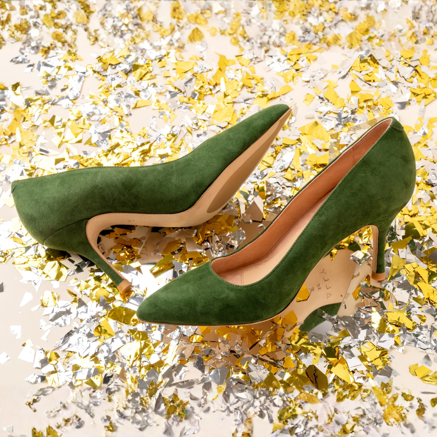 Emerald Suede Classic Pump