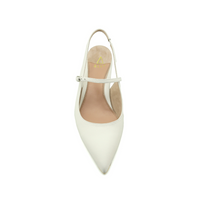 Blue Breeze Suede Mary Jane Slingback Kitten Heel