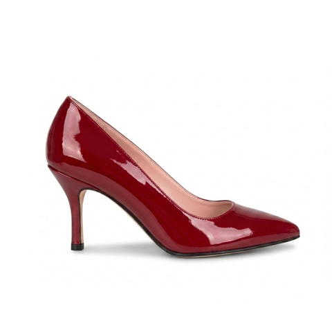 [NEW] Crimson Red Patent Leather Classic Pump
