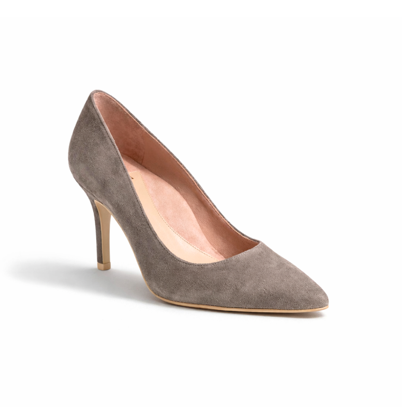 Seize the Gray Suede Pump EU 36.5/US 6.5 / Extra Wide (D) Seize the Gray Suede Pump EU 36.5/US 6.5 / Extra Wide (D)