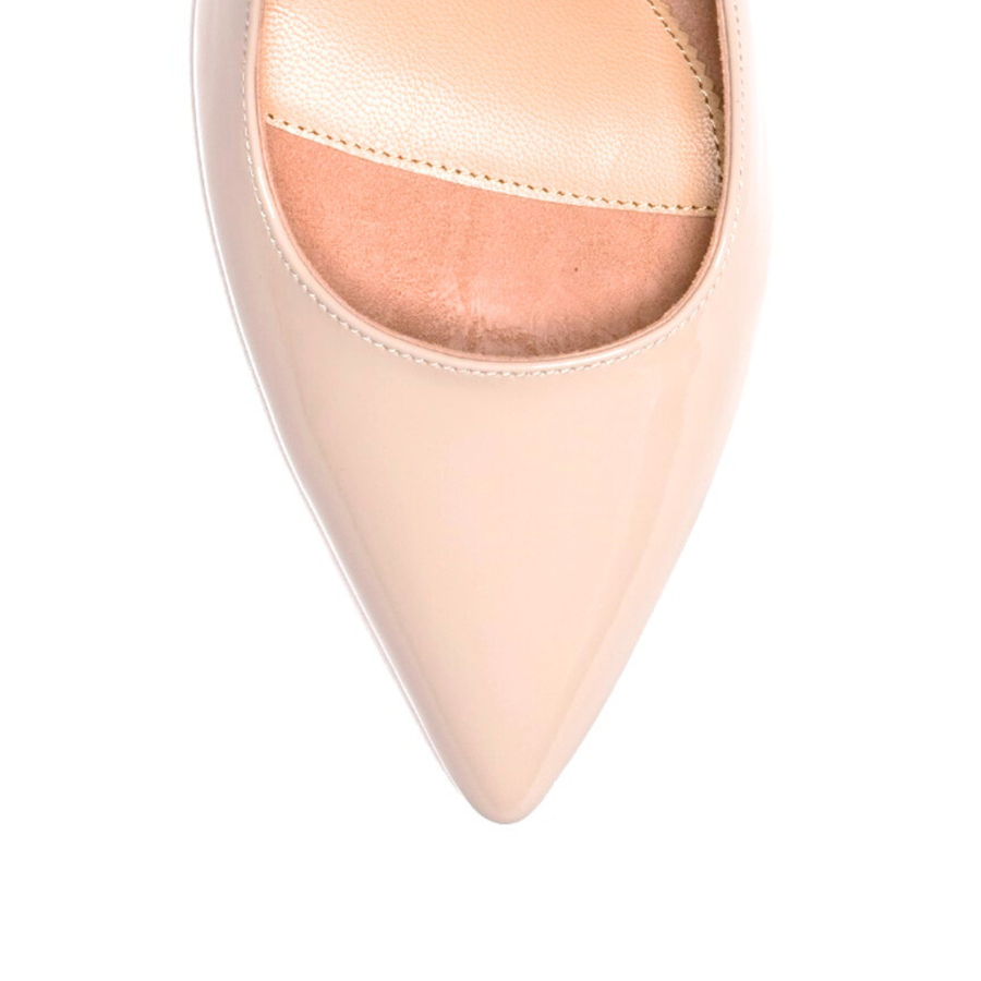 Tender Taupe Patent Leather Classic Pump
