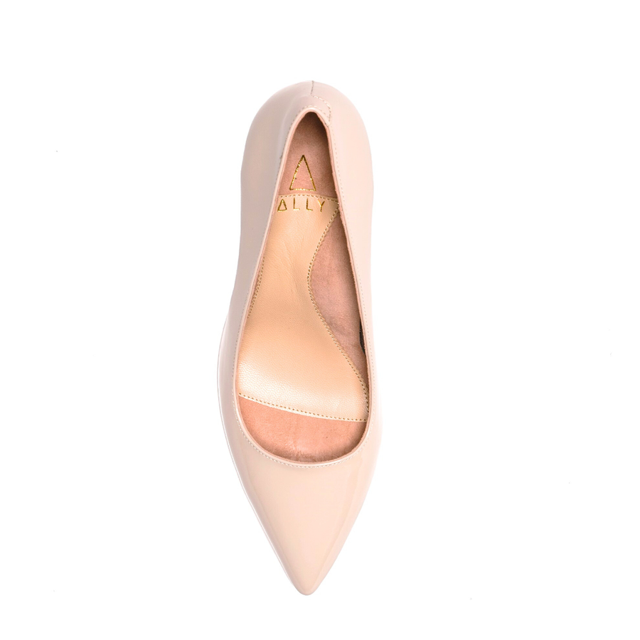 Tender Taupe Patent Leather Classic Pump