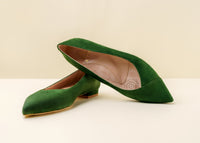 Emerald Suede Forever Flat
