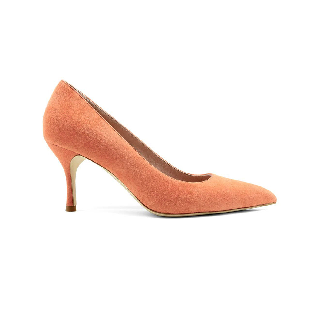 Peach Fuzz Suede Classic Pump