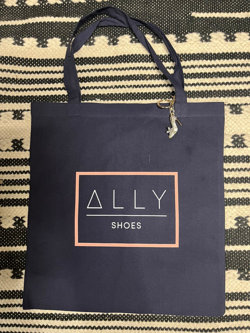 Navy ALLY Tote Bag