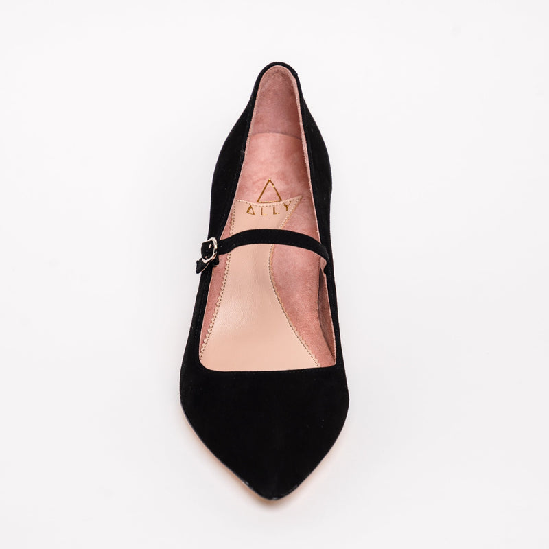 Fierce Leopard Haircalf Mary Jane Pump
