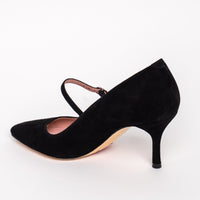 Tenacious Tan Suede Mary Jane Pump