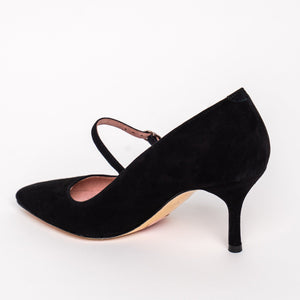 Tenacious Tan Suede Mary Jane Pump