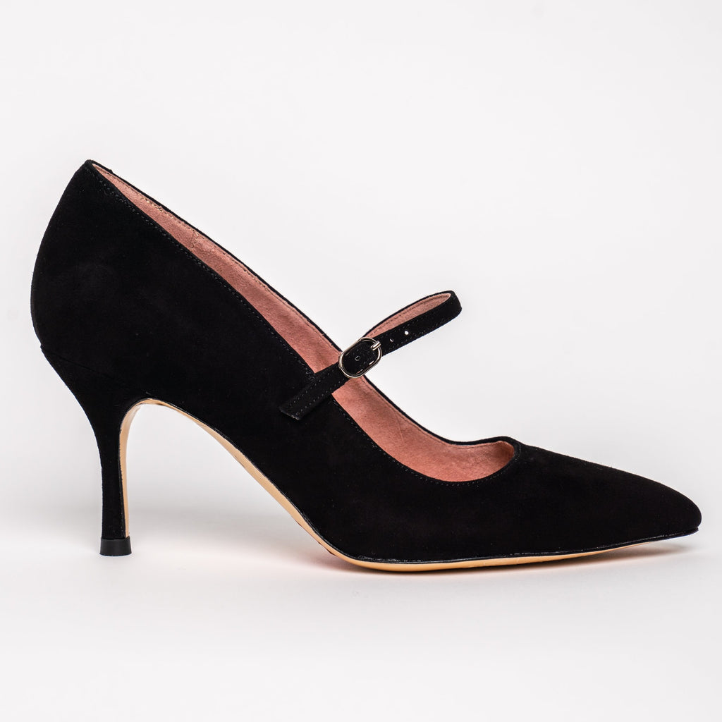 Tender Taupe Patent Leather Mary Jane Pump