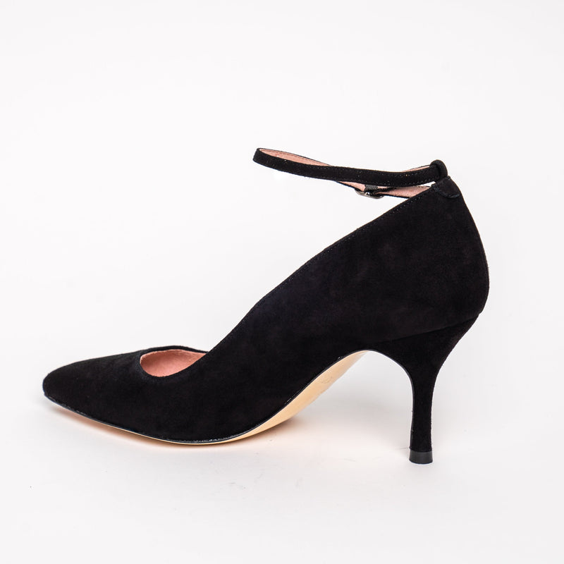 Ankle Strap Pump - Comfortable Heels - Ally Shoes