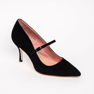 Tenacious Tan Suede Mary Jane Pump