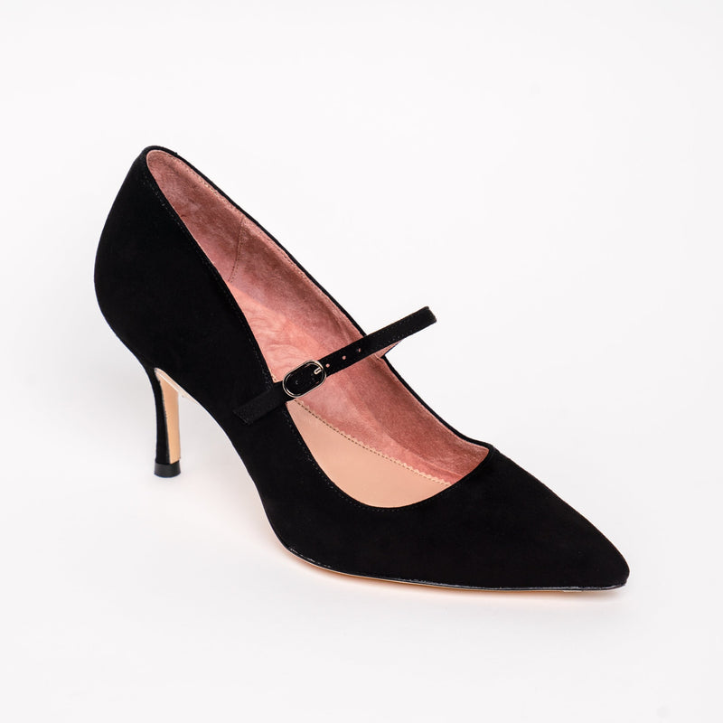 Fierce Leopard Haircalf Mary Jane Pump