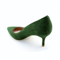 Emerald Suede Pump