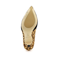 Black Suede / Fierce Leopard Haircalf Combo Pump