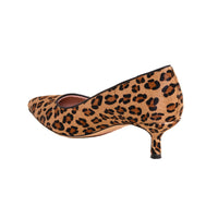 Fierce Leopard Haircalf Kitten Heel