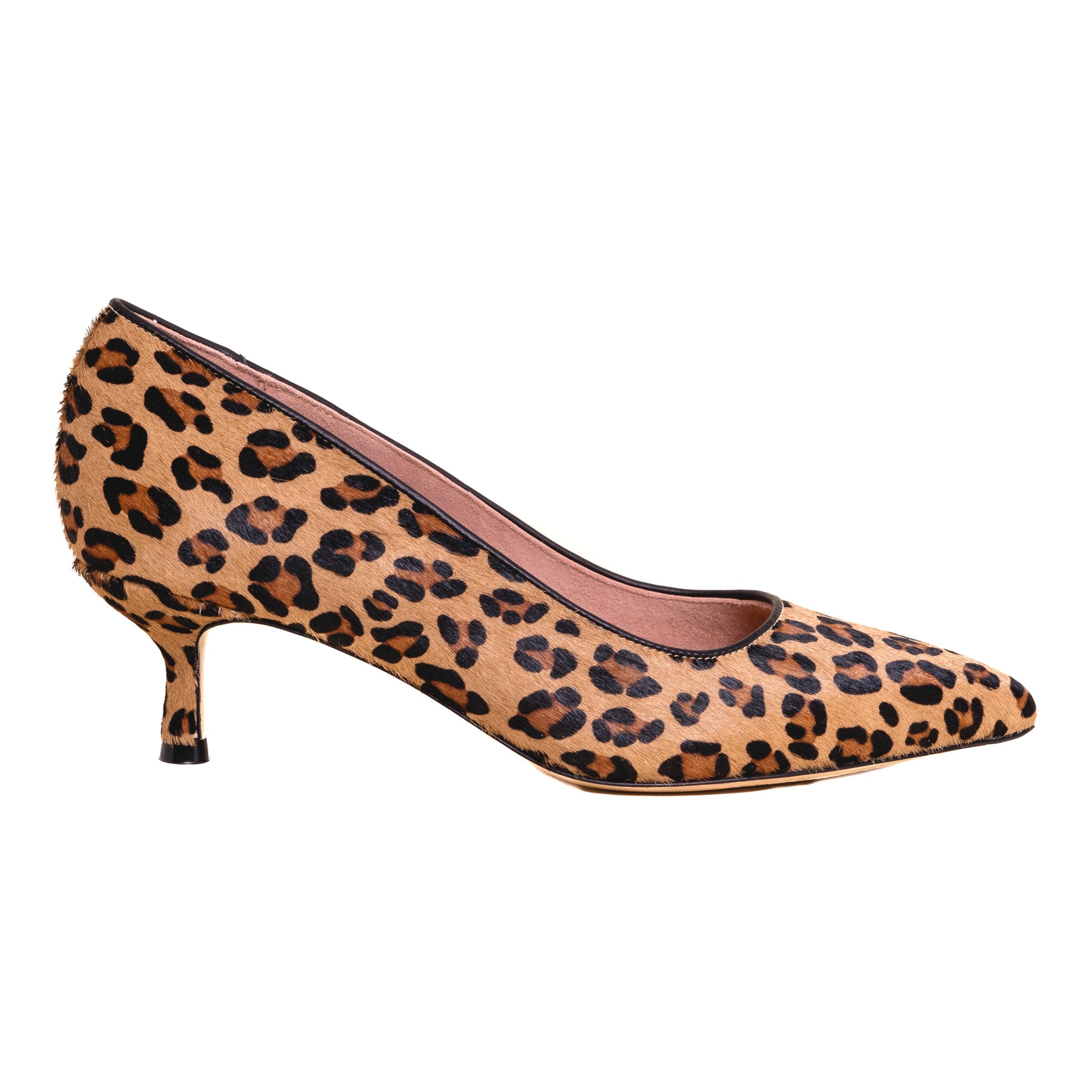 Mid heel pumps leopard print hair - COMFORTABLE STILETTOS