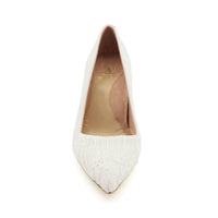 [SAMPLE] Lady Lace / White Leather Combo Pump