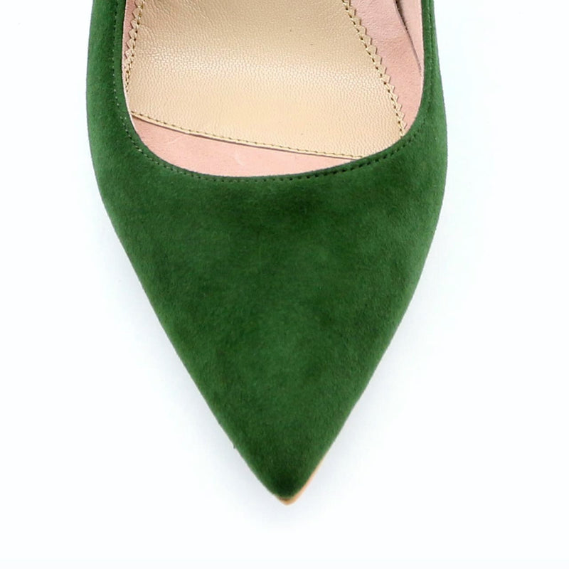 Emerald Suede Pump