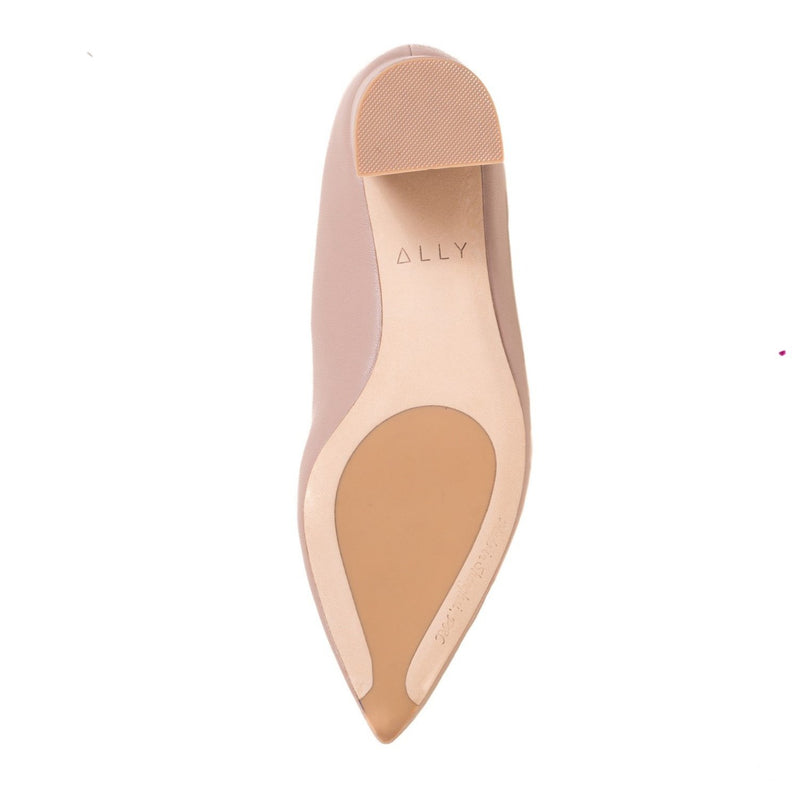 Prowess Pearl Suede Lower Block Heel