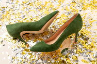 Emerald Suede Pump