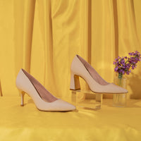 Tender Taupe Patent Leather Pump
