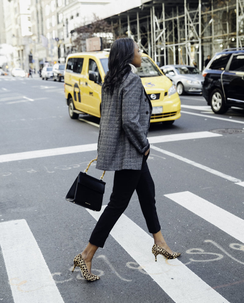 Fierce Leopard Haircalf Pump - Comfortable Heels - Ally Shoes