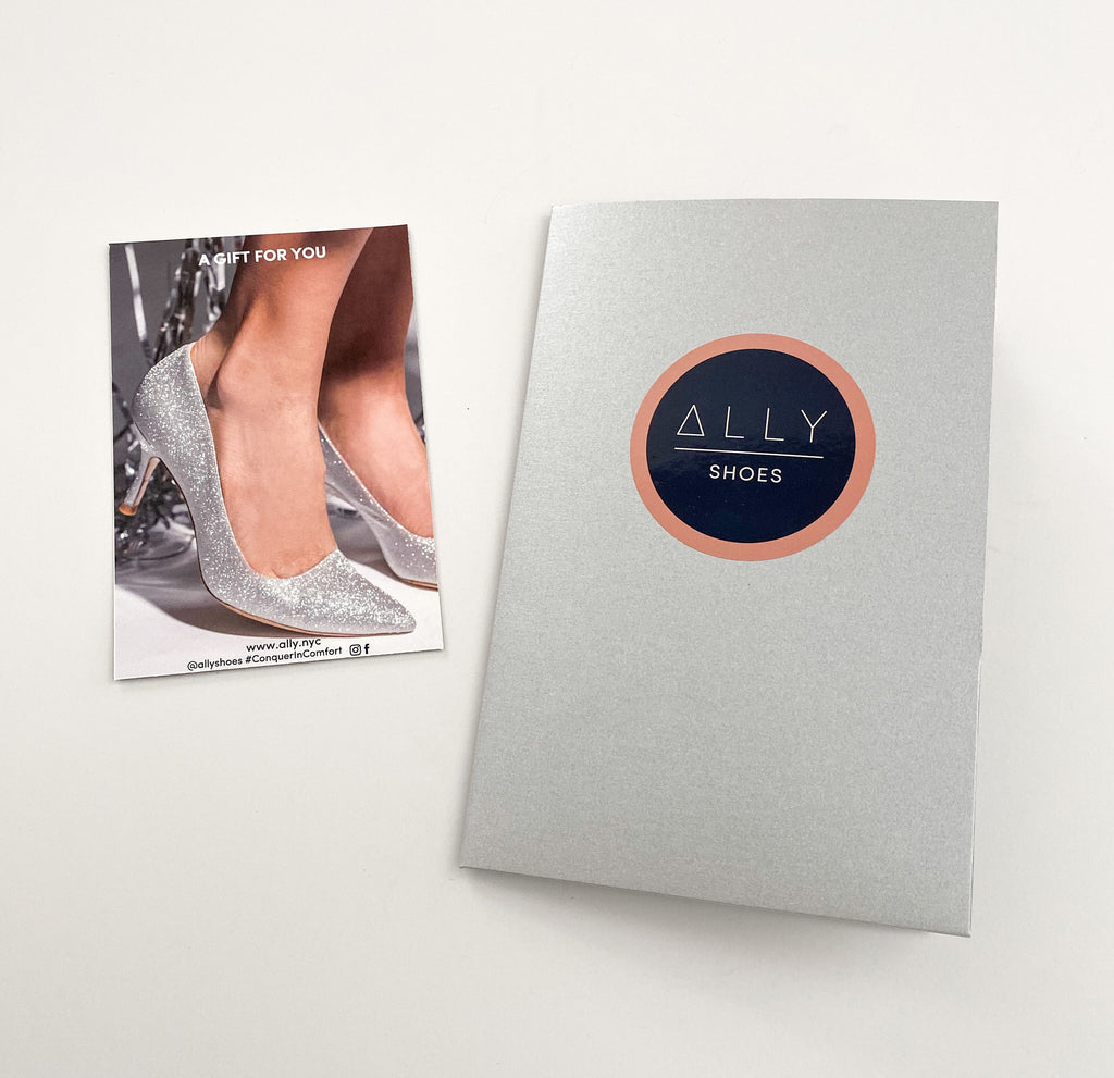 ALLY Physical Gift Card - Comfortable Heels - Ally Shoes