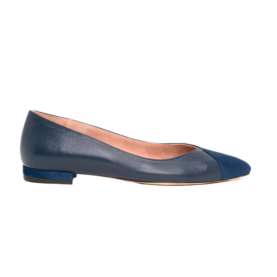 navy blue womens flat dress shoes Noble Suede & Good Night Navy Leather Flats |Ally EU 41.5/US 9.5-10 / Medium (B) Leather upper features a Choose Size:Small Kardel_0514 Sherri Hill Lace Halter