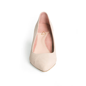 Prowess Pearl Suede Lower Block Heel
