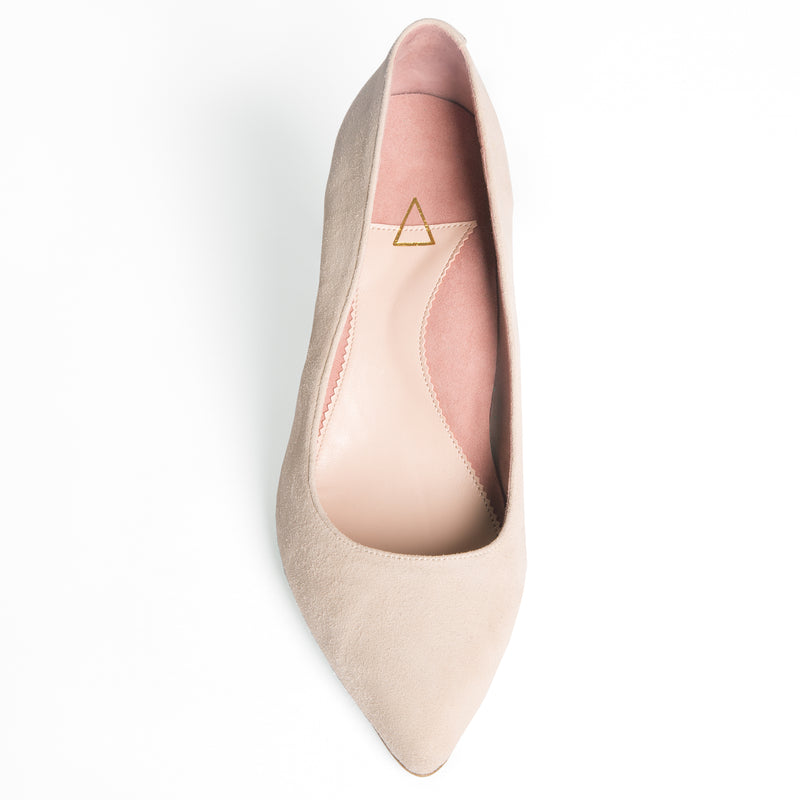 [SAMPLE] Prowess Pearl Suede Pump