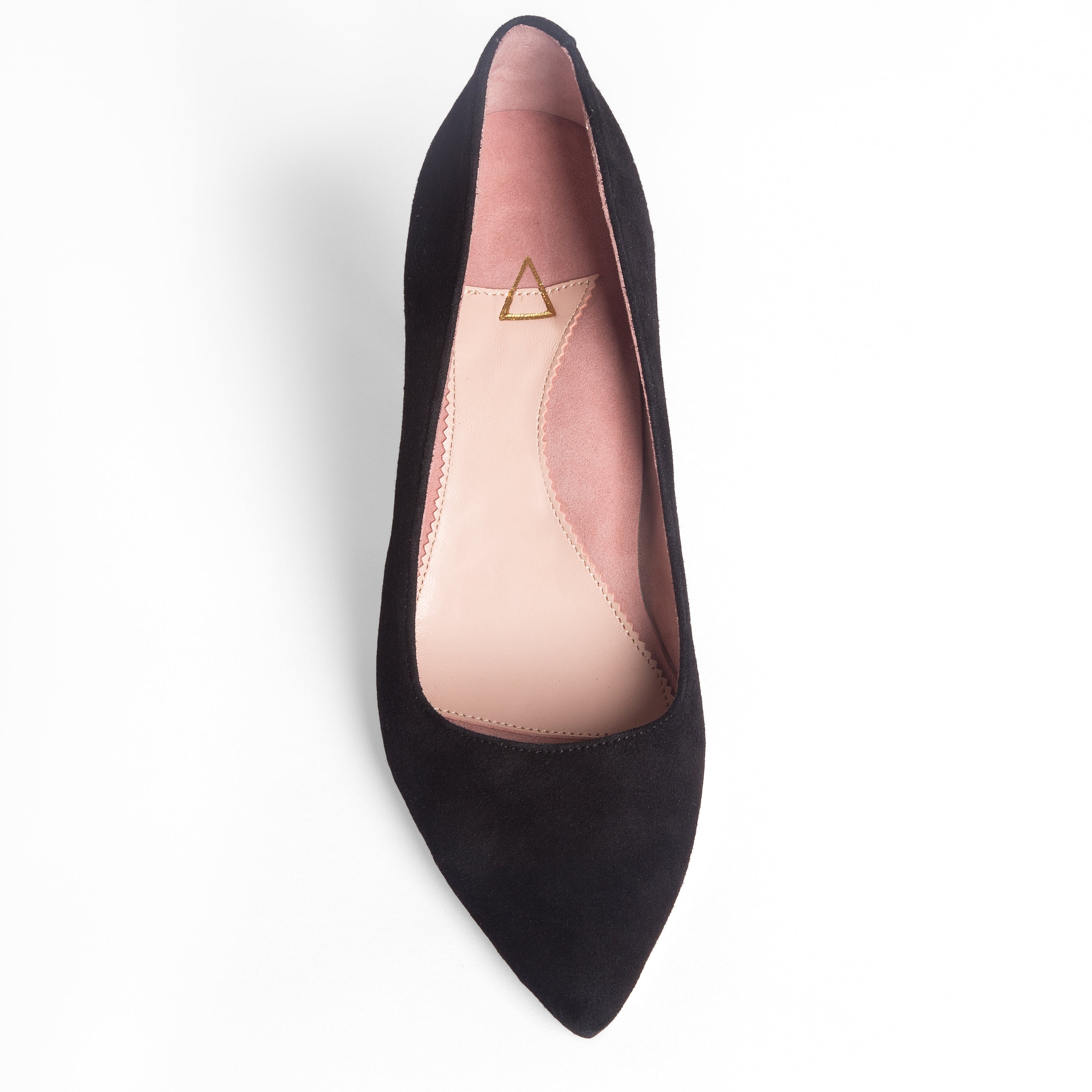 Black Suede Pump Comfortable Heels Ally Shoes