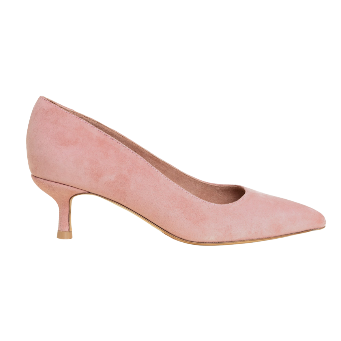 Blissful Blush Suede Kitten Heel 2-inch