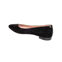 Black Suede / Leather Flat - Comfortable Flats - Ally Shoes