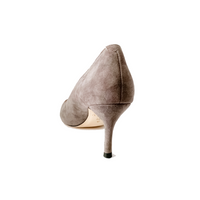 [SAMPLE] Seize the Gray Suede Pump
