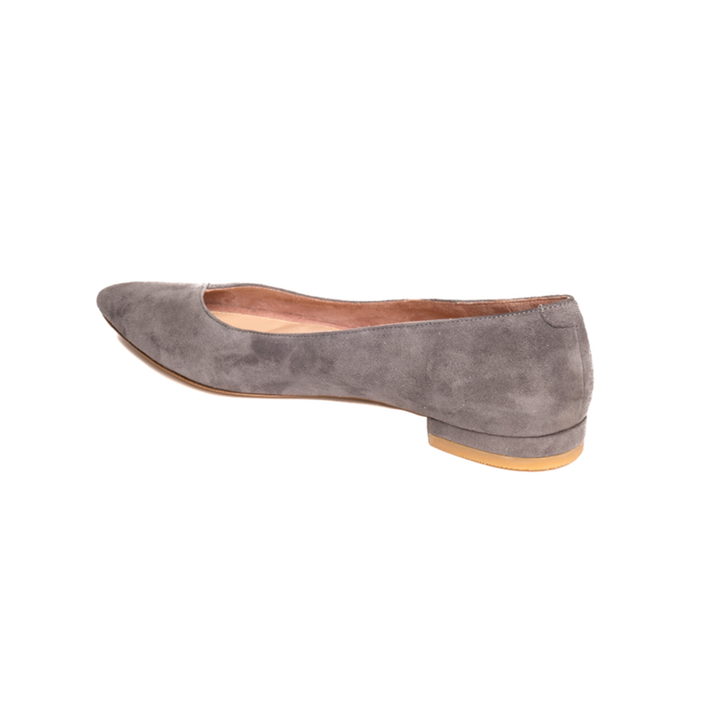 Seize the Gray Suede Flat - Comfortable Flats - Ally Shoes