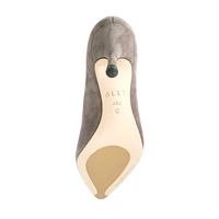 Seize the Gray Suede Mary Jane Pump