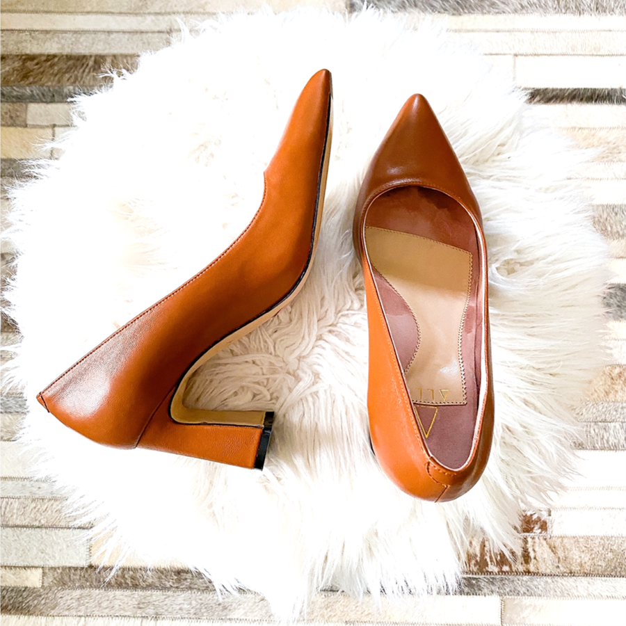 Jackie Mid Heel- Camel – Signature Step